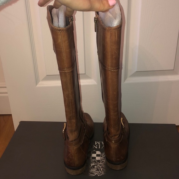 Vince Camuto Cognac Phillie Boots - Picture 3 of 8